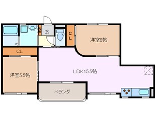 ハイツ・グラナートの物件間取画像